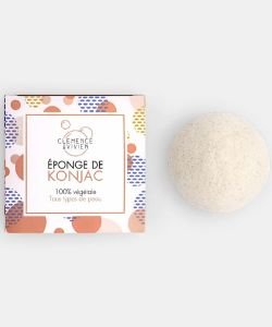 Eponge de konjac, 1 pièce